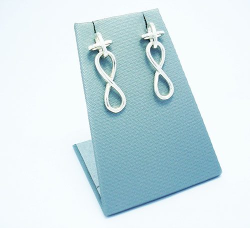 Aretes de plata ley