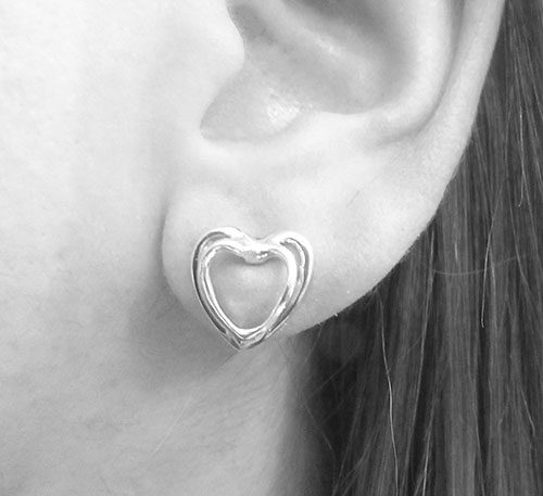 Aretes de plata ley 0,950