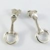 aretes de plata filetes