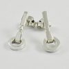 Aretes de plata ley 0,950 con peso 4 gramos. Diseño de dos piezas, círculos de movimiento.
