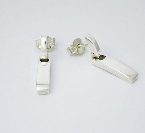 aretes de plata