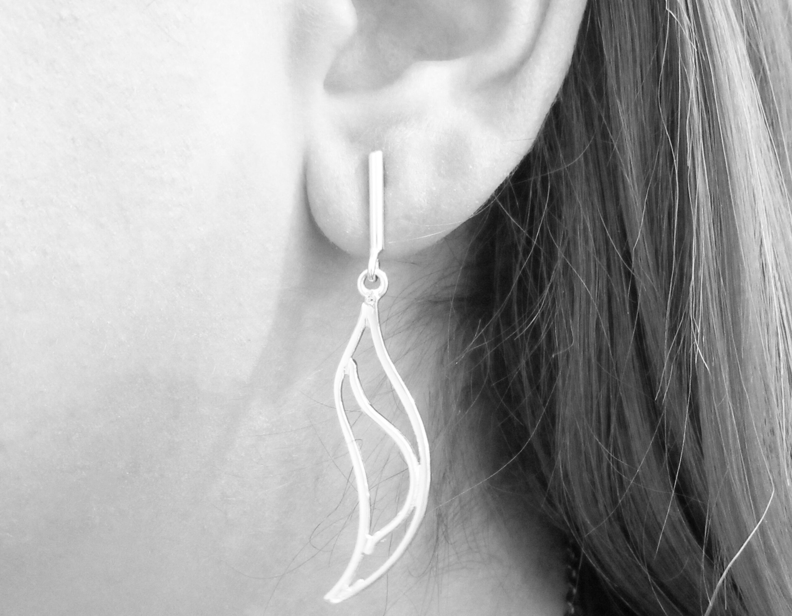 aretes de plata