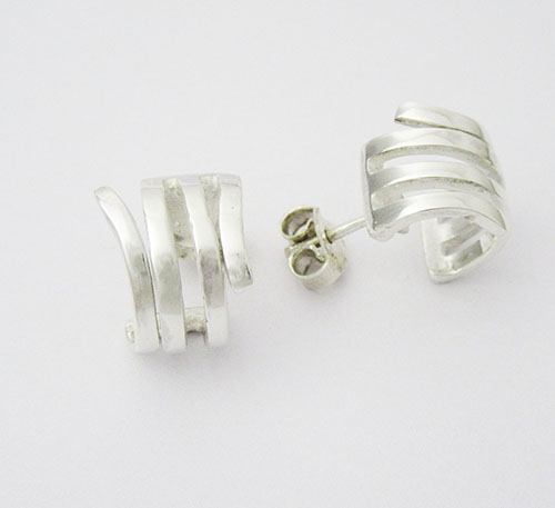 aretes de plata