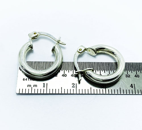 Aretes de plata