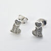 Aretes de plata para niñas