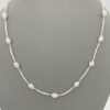 Collar plata ley 0,925 con perlas naturales cultivo