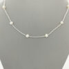 Collar de plata con perlas naturales