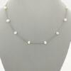 Collar de plata con perlas naturales