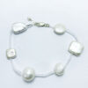 pulsera de perlas y plata