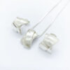 Set dije collar y aretes de plata ley 0,925