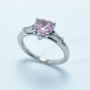 Anillo de plata con rosa de Francia natural