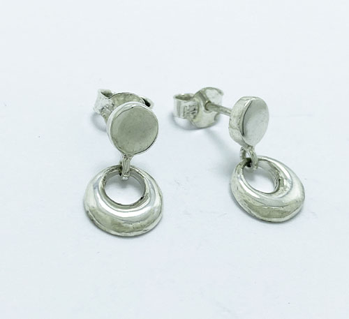 Aretes de plata