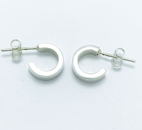 Aretes de plata ley 0,925