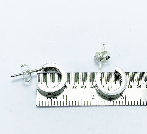 Aretes de plata ley 0,925
